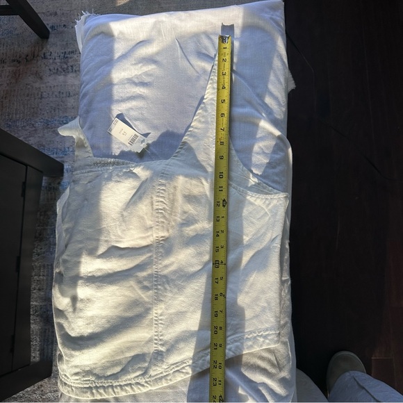 Pilcro by Anthropologie White Cotton Linen Corset Tank Top NWT Size 3X Plus - Picture 12 of 14